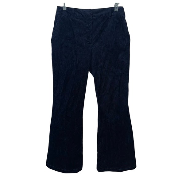 Boden Women's Stirling Corduroy Bootcut Trouser Pants in Conker Blue Size 12R - Picture 3 of 10
